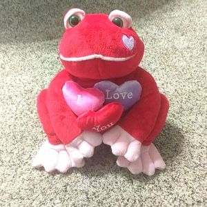 🌷🌷🌷Stuffed I love you frog
